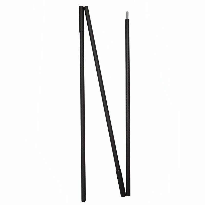 126/125cm Carbon Fiber Ultralight Pyramid Tent Double Straight Pole Camping 2PCS