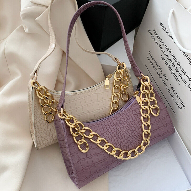 Women's Bag Pattern PU Leather Tote Shoulder Bags Women Texture Zipper Handbags