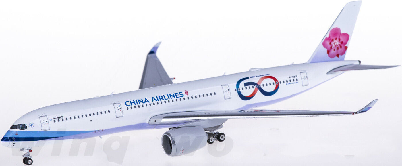 1:400 Phoenix CHINA AIRLINES AIRBUS A350-900 Passenger Airplane Diecast Model