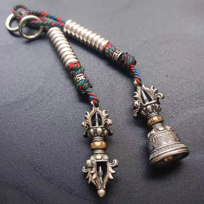 Tibetan Bead Connector Vajra Side Pendant DIY Bodhi Bell Counter Accessory