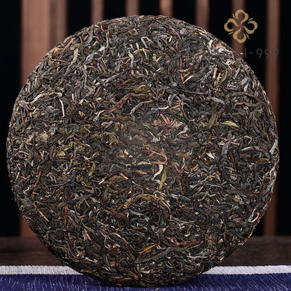 357g Raw Puer Tea Cake Jingmai Mountain 10 Years Aged Old Tree Compressed Tea