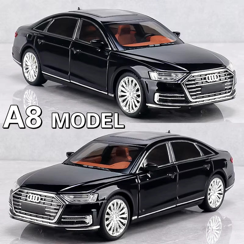 New 1:24 AUDI A8 Alloy Car Model Diecast Metal Toy Vehicles Car Model High Simul