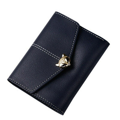 PU Leather Card&ID Holders Wallet Female Purse Clamps Cash Clip Women's Handbags