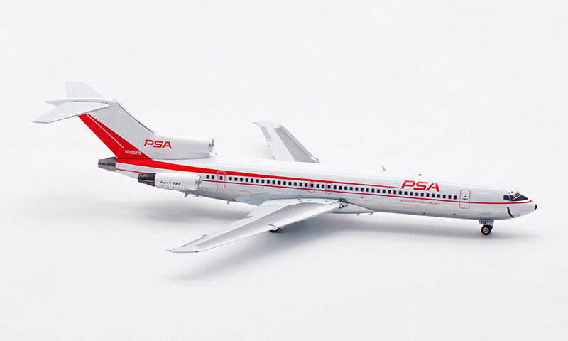 1:200 24CM InFlight PSA BOEING 727-200 Airplane Plane Diecast Aircraft Model