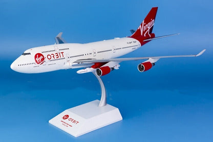 1:200 35CM JC Wings Virgin Orbit BOEING 747-400 Passenger Airplane Diecast Model