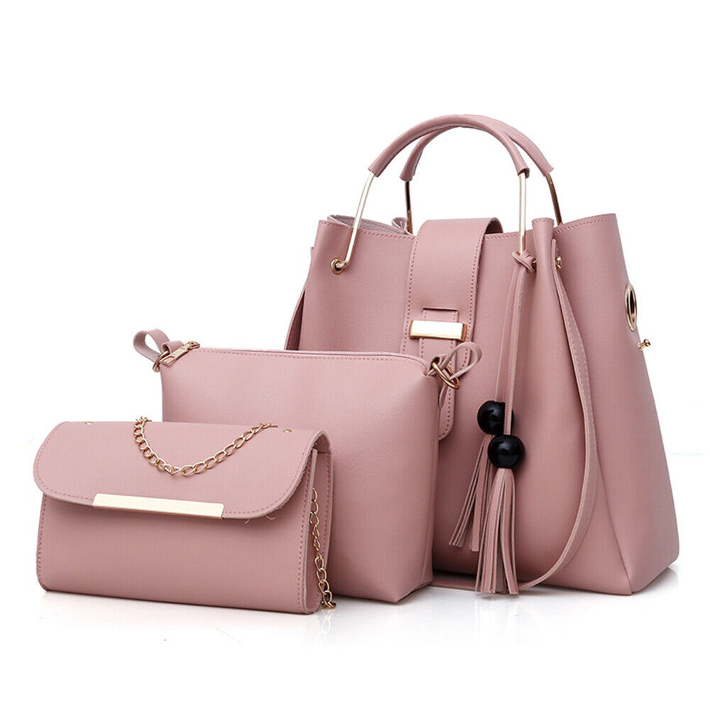 Fashion Women Bags Set 3pcs Large Casual Bags PU Leather Ladies Shoulder Bag