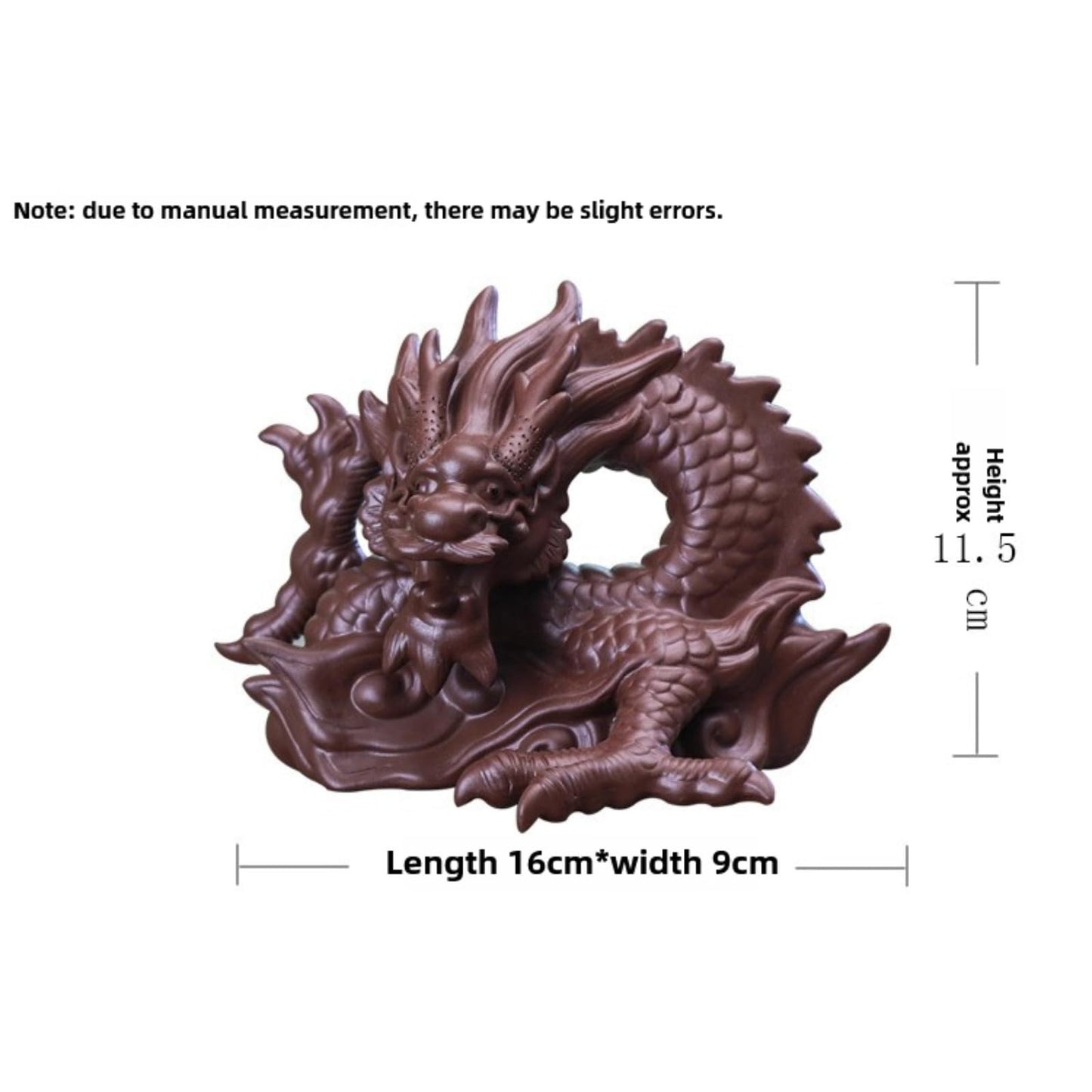 Fairy Dragon Purple Sands Tea Pet 16cm Kungfu Tea Tray Accessories Tea Play