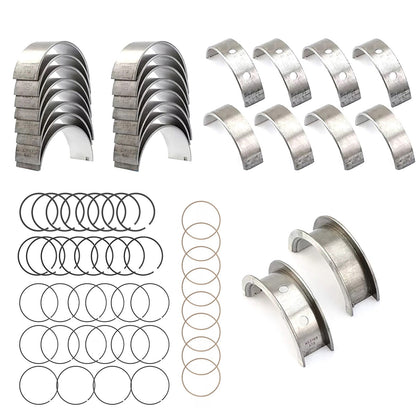 Durable Main & Rod Bearings w/ Piston Rings 99-16 for CHEVY for GM LS Gen III IV