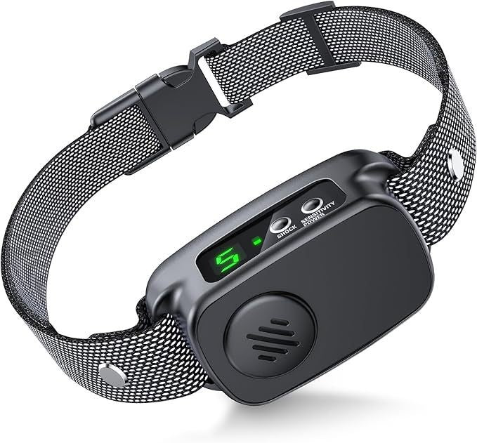 Dog trainer, anti barking device, waterproof vibration collar, adjustable-usa