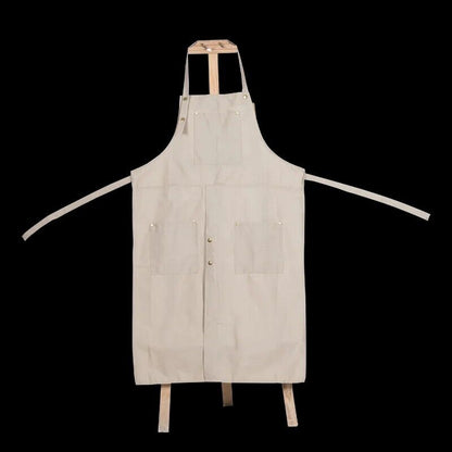 Pottery Art Apron Canvas Sleeveless Painting Ceramic Sculpture Workwear 137x64cm