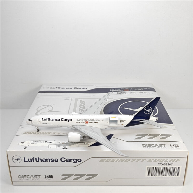 1:400 JC Wings Lufthansa Sargo BOEING B777-200F Airplane Diecast Aircraft Model