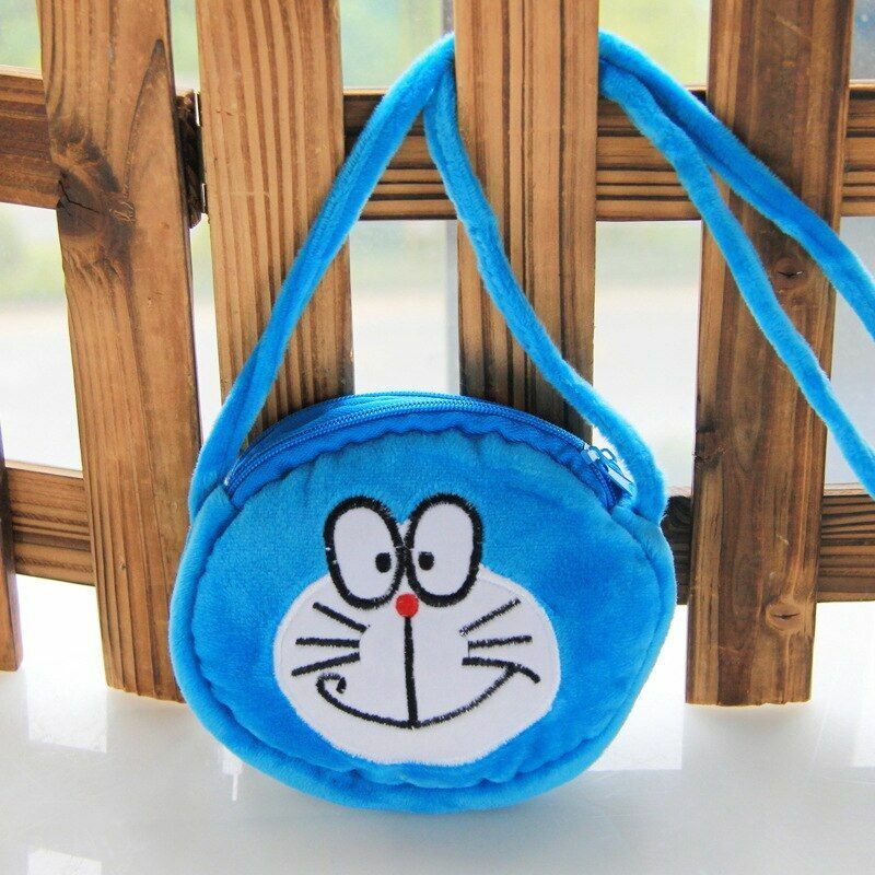Cartoon Plush Lovely Children Purse Messenger Bags Animal Panda Cat Fluffy Baby