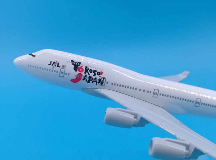 16cm JAPAN AIRLINES JAL BOEING 747-400 Passenger Plane Diecast Aircraft Model