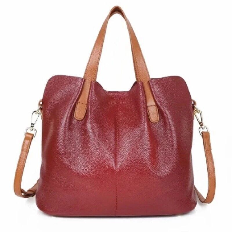 2023 Solid Tone Tote Messenger Luxury Designer Women's Shoulder Bag