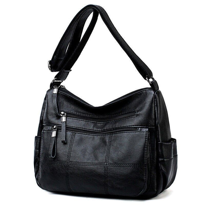 Genuine Leather Shoulder Messenger Luxury Handbags Bag Crossbody Bag Polyester