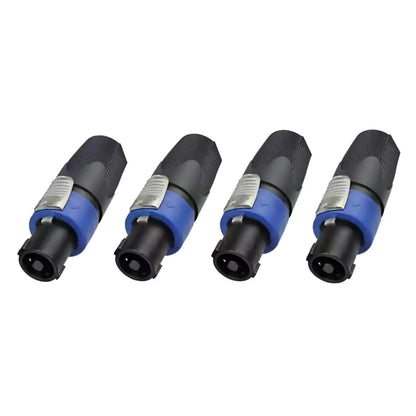 4Pcs NL4FC Speaker 4 Pole Cable Plug Connector for Audio Speaker Repair Parts