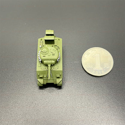 1/144 American M4 Sherman Medium Tank Painted Finished Model