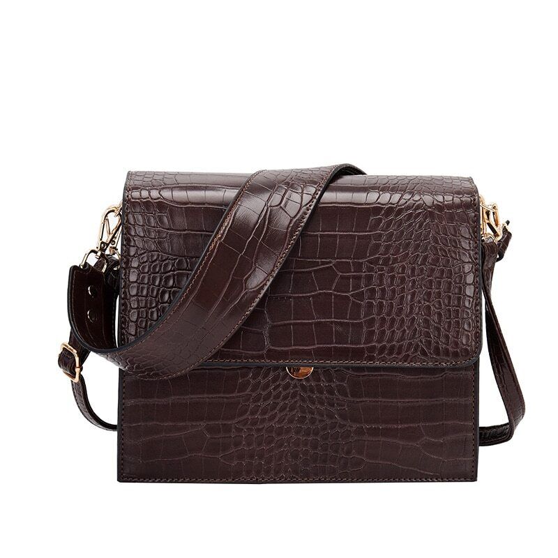PU Leather Shoulder Crossbody Bags Women Bag Pattern Casual Tote Bag