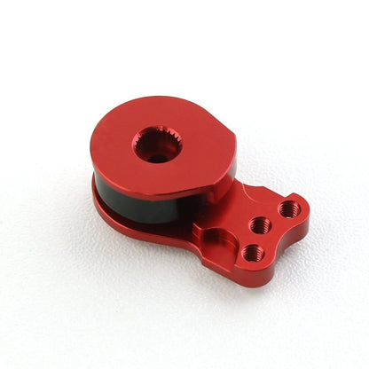 Red 25T CNC Aluminum Steering Servo Swing Arm Horn for 1/8 1/10 RC Crawler Car f