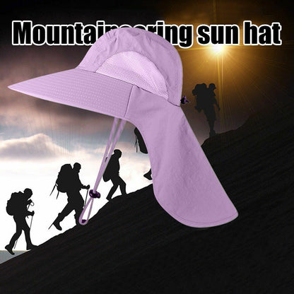 Summer Hat Sun Protection Cap Outdoor Fishing Hiking Anti UV 40*40*30 CM Nylon