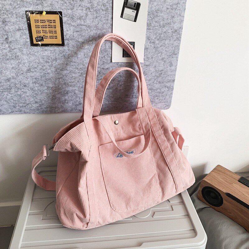 Winter Teenager Textile Bag Fabric School Book Laptop Pouch Side Bag
