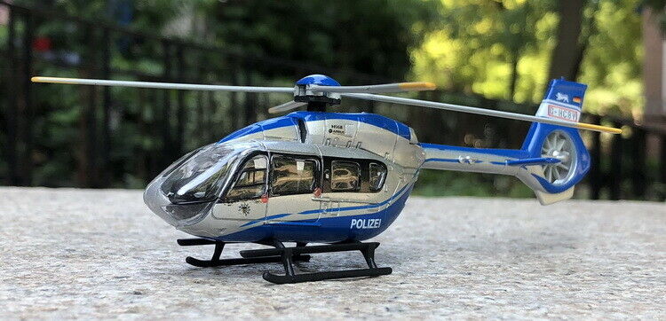 New 1:87 Scale Airbus Helicopter H145 Polozei Helicopter Metal + Plastic Model