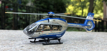 New 1:87 Scale Airbus Helicopter H145 Polozei Helicopter Metal + Plastic Model