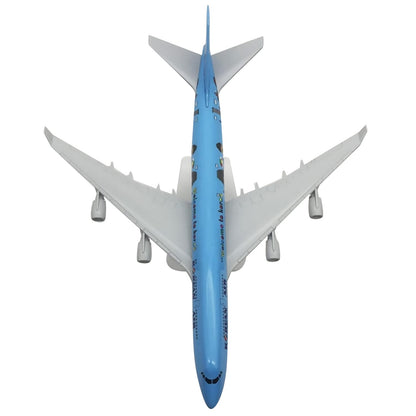 1/350 20cm Diecast Alloy Korean Air Aircraft B747 Airplane Simulation Model