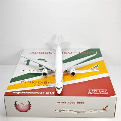 1:400 Phoenix Ethiopian AIRBUS A350-1000 Airplane Diecast Aircraft Plane Model