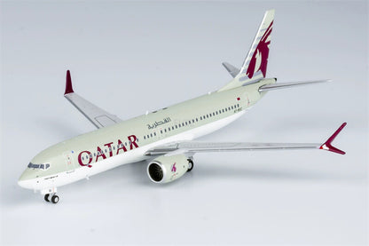 NG Models Qatar for Boeing B737 MAX8 A7-BSC 1/400 Aircraft Pre-built Model