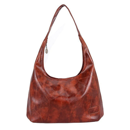 Fashion Retro Bag Handbag Dumpling Bags One-shoulder Leather Hand Bags Crossbody