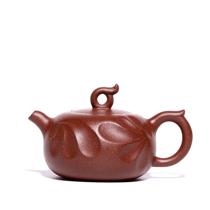 Yixing Zisha Pottery Teapot Kungfu Pot Tea Pot Handmade Phoenix Bird Design