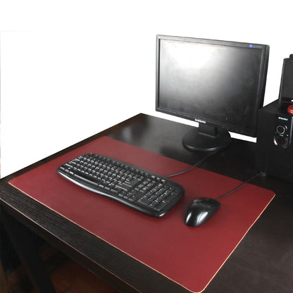 Large Top Leather Desk Pad Office Table Laptop Keyboard Mouse Mat Cushion