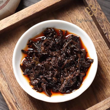 100g Ripe Puer Tuocha Menghai Yunnan Ancient Tree Court Grade Compressed Tea