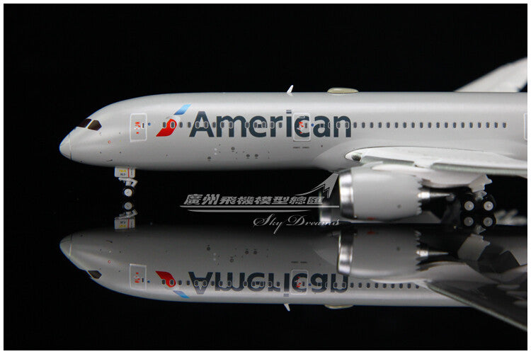 1:400 GeminiJets American BOEING 787-9 Passenger Plane Flap Down  Diecast Model