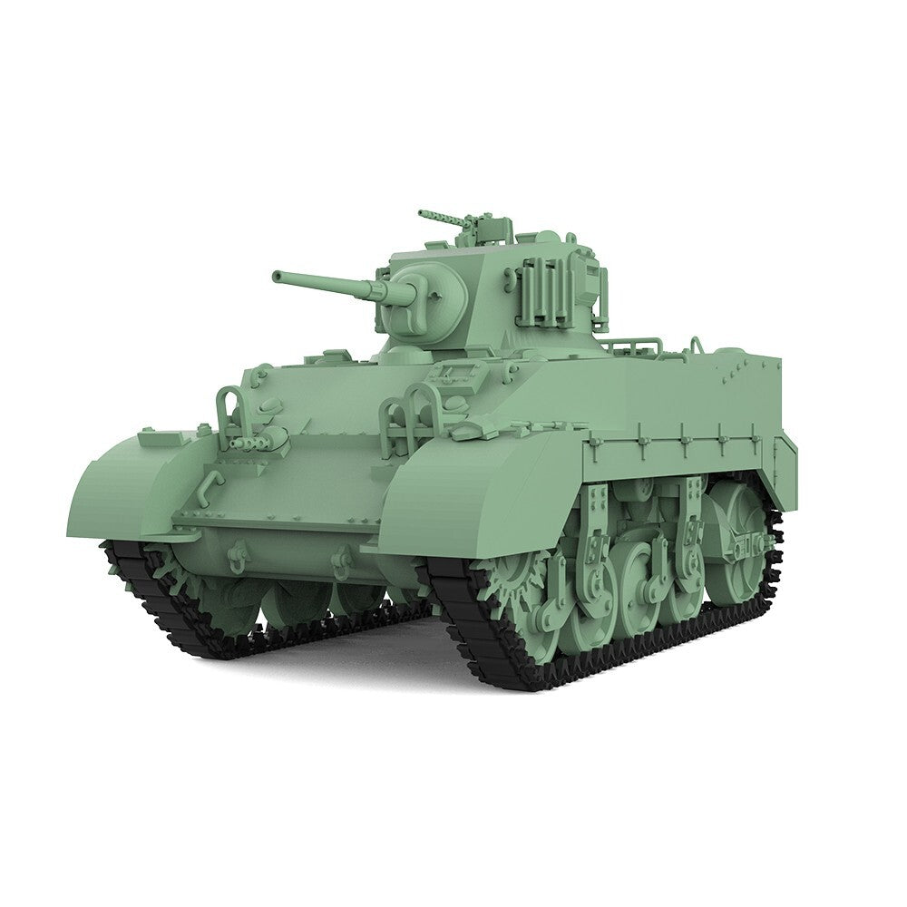 SSMODEL SS87507 1/87 HO Scale Railway Military Model Kit US M5 Stuart Light Tank