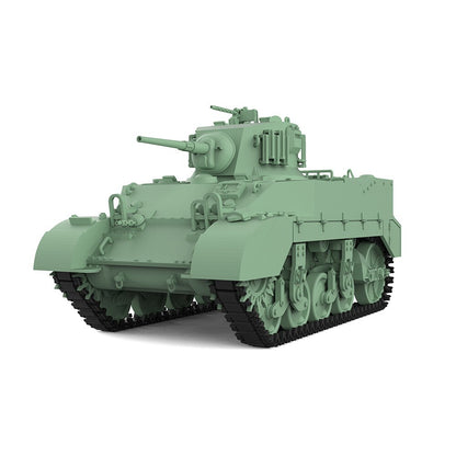 SSMODEL SS87507 1/87 HO Scale Railway Military Model Kit US M5 Stuart Light Tank