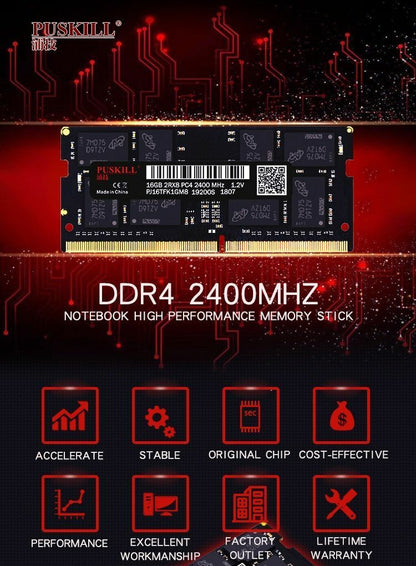 Memoria RAM DDR4 8GB 4GB 16GB 2400mHz 2133 2666mHz Sodium Notebook Laptop Memory