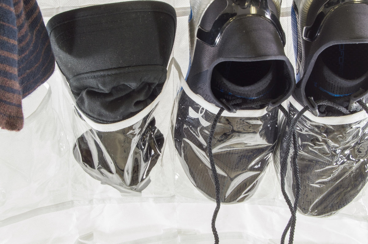 Hanging Shoe Organizer with 24 Pockets (Holds 12 Pairs)