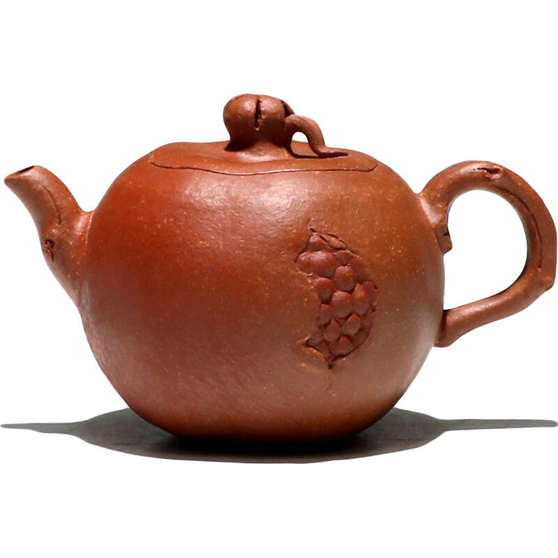 150ml Handmade Tea Pot Health Care Real Yixing Zisha Duan Clay Pot Pomegranate
