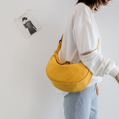 Nylon Cloth Messenger Bag Fashion Dumpling Shoulder Bags Student Crossbody Purse