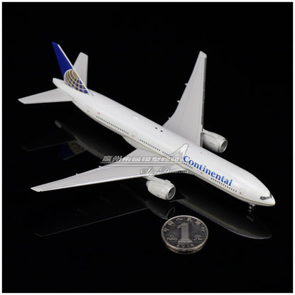 1:400 Phoenix Contiental BOEING 777-200ER Passenger Airplane Diecast Plane Model