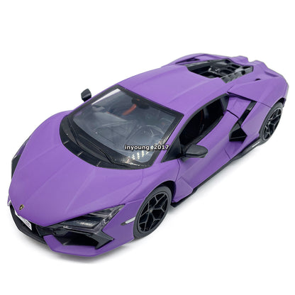1/24 Lamborghini Revuelto Model Car Diecast Toy Cars Boys Toys for Kids Purple