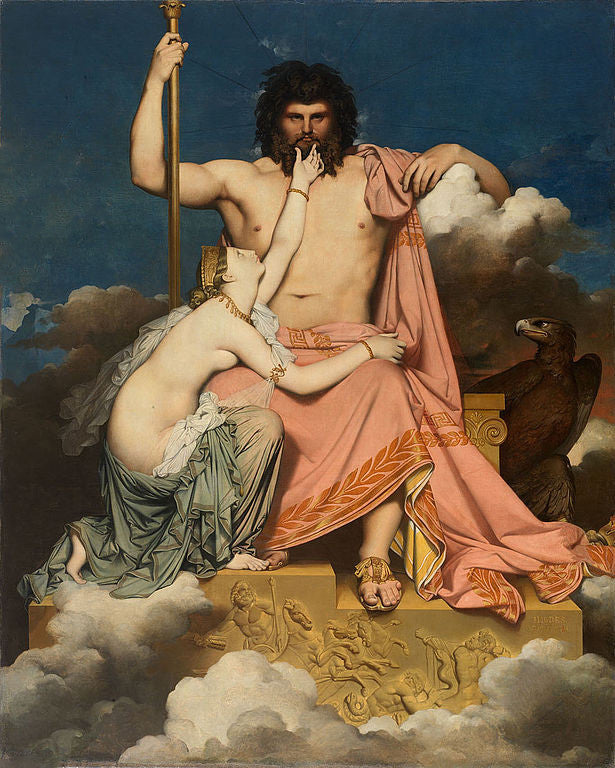 high quality oil painting handpainted on canvas"Jupiter and Thetis"