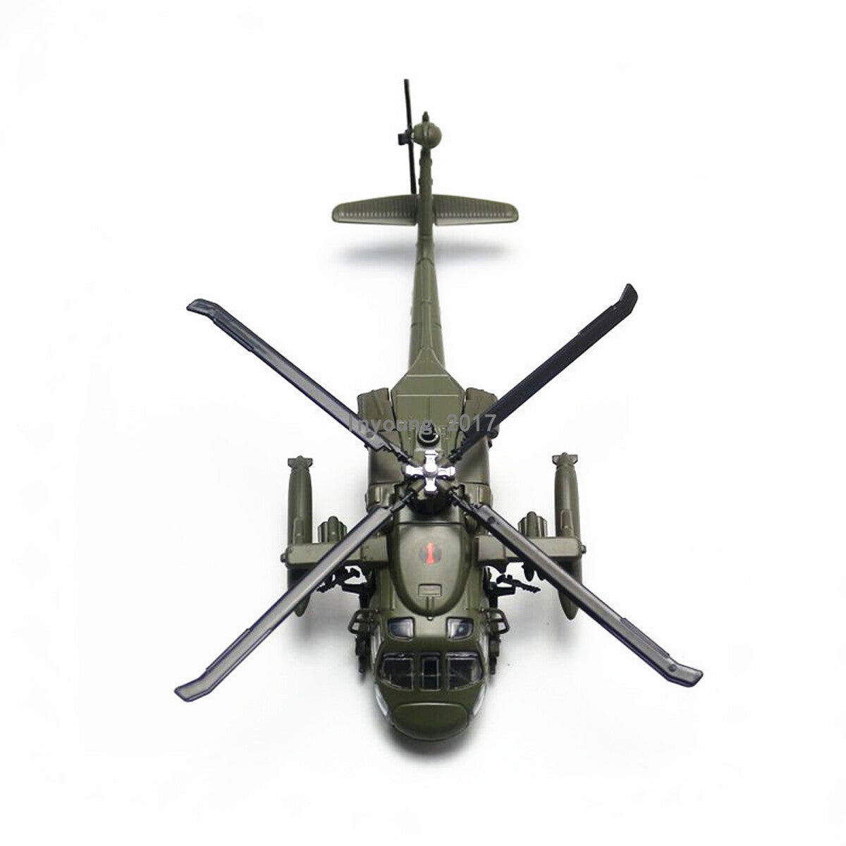 UH-60 Black Hawk Utility Helicopter Model Diecast Military Army Airplane Model