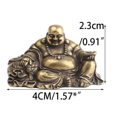 Copper Maitreya Buddha Statue Handmade Religions Buddha Sculptures