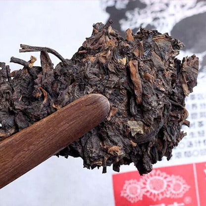 500g Batch 181 Premium Ripe Pu-erh Tea Cake Haiwan 2018 Shen Shan Lao Shu