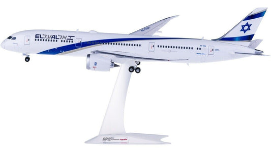 1:200 32CM Herpa El Al BOEING 787-9 Passenger Airplane ABS Plastic Plane Model