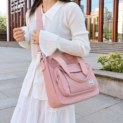 Canvas Bag High-capacity Nylon Messenger Purse Handbag Polyester Shoulder Pouch