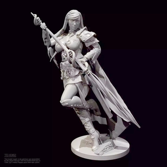 1/24 resin figure model Fantasy Goddess Warrior 3D print unassembled unpainted